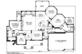 Ranch House Plan - 69917 - 1st Floor Plan