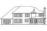 Classic House Plan - Bellingham 70051 - Rear Exterior