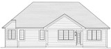 Country House Plan - Hamilton 70153 - Rear Exterior