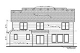 Craftsman House Plan - Edwards 70231 - Rear Exterior