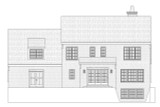 Traditional House Plan - Cardinal 70261 - Rear Exterior