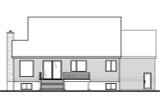 Secondary Image - Farmhouse House Plan - Hygge 3 70275 - Rear Exterior