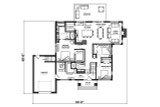 Farmhouse House Plan - Hygge 3 70275 - 1st Floor Plan