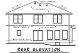 Craftsman House Plan - Collinswood 70307 - Rear Exterior