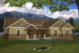 Craftsman House Plan - Crabapple 70376 - Front Exterior