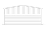 Secondary Image - Traditional House Plan - Belfiar 70480 - Rear Exterior