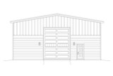 Traditional House Plan - Belfiar 70480 - Front Exterior