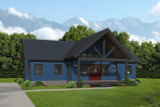 Craftsman House Plan - 70593 - Front Exterior
