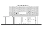 Modern House Plan - Mylitta Modern 70607 - Right Exterior