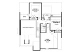 Secondary Image - Ranch House Plan - 70696 - 2nd Floor Plan