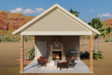 Traditional House Plan - Olsen Pavillion 70763 - Front Exterior