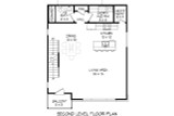 Secondary Image - Modern House Plan - Claiborne 70764 - 2nd Floor Plan