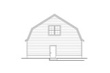 Farmhouse House Plan - 70875 - Left Exterior