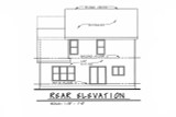 Secondary Image - Traditional House Plan - Herndon 70980 - Rear Exterior