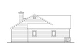 Ranch House Plan - 70991 - Left Exterior