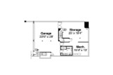 European House Plan - Brynwood 70997 - Basement Floor Plan