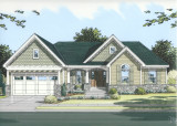 Ranch House Plan - Kingsgate 71032 - Front Exterior