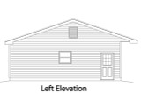 Traditional House Plan - 71105 - Left Exterior