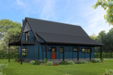 Craftsman House Plan - Grizzly Peak 71119 - Left Exterior