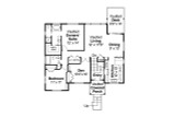 Cape Cod House Plan - Snowberry 71176 - 1st Floor Plan