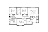 Secondary Image - Traditional House Plan - Harrison 71346 - 2nd Floor Plan