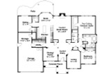 Traditional House Plan - Parkcrest 71479 - 1st Floor Plan