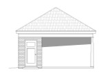 Traditional House Plan - 71498 - Left Exterior