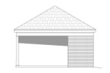 Traditional House Plan - 71498 - Right Exterior