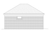 Secondary Image - Traditional House Plan - 71498 - Rear Exterior