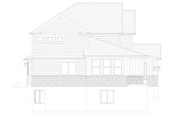 Farmhouse House Plan - Honeysuckle 71505 - Left Exterior