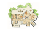 Secondary Image - Lodge Style House Plan - Garden Grove 71564 - Basement Floor Plan