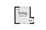 Modern House Plan - Coconut 71739 - 1st Floor Plan