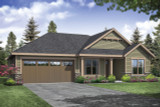 Ranch House Plan - Stowe 71809 - Front Exterior