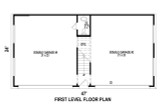 Traditional House Plan - 71922 - 1st Floor Plan