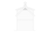 Craftsman House Plan - Blue Hills 71955 - Rear Exterior