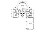 Southwest House Plan - Santa Fe 72069 - 1st Floor Plan