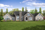 European House Plan - Pronghorn 72096 - Front Exterior