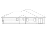 Ranch House Plan - Lake Creek 72105 - Right Exterior