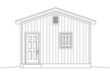 Secondary Image - Traditional House Plan - 72183 - Rear Exterior