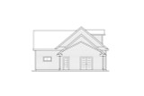 Country House Plan - 72187 - Left Exterior