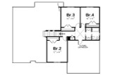 Craftsman House Plan - Hannan 72203 - 2nd Floor Plan