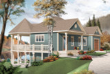 Cottage House Plan - The Trail Seeker 4 72295 - Front Exterior