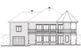 Cottage House Plan - The Trail Seeker 4 72295 - Rear Exterior
