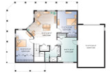 Secondary Image - Cottage House Plan - The Trail Seeker 4 72295 - Basement Floor Plan