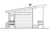 Contemporary House Plan - 72363 - Left Exterior