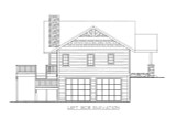 Traditional House Plan - 72422 - Left Exterior