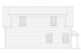 Traditional House Plan - Northwood 72425 - Rear Exterior