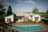 Secondary Image - Contemporary House Plan - Raton Pass 72525 - Rear Exterior