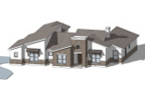 Contemporary House Plan - Raton Pass 72525 - Front Exterior