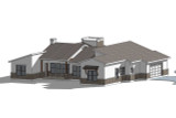 Contemporary House Plan - Raton Pass 72525 - Left Exterior